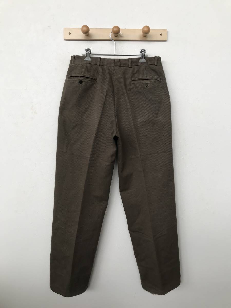 ARMANI COLLEZIONI アルマーニ コレッツィオーニ イタリア製 メンズ 1タック コーデュロイパンツ 良品 size 46/L_画像3