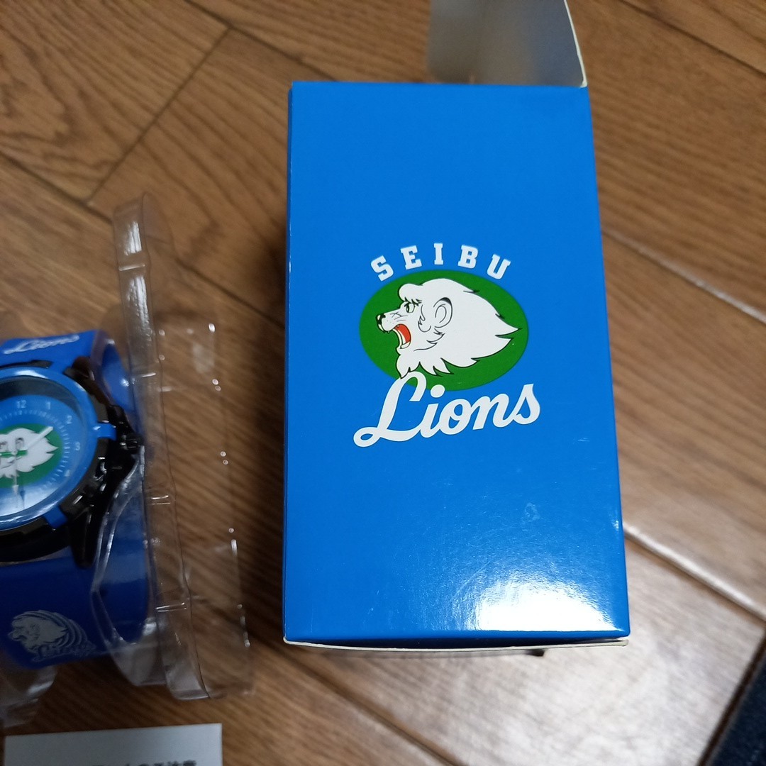 未使用プロ野球埼玉西武ライオンズ70周年記念腕時計70th lions watch2021年5月18日配布品手塚プロ_画像4