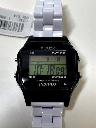 ほぼ未使用　TIMEX 　タイメックス　 TW2V20000-1　 クラシック　 タイル 　SS クォーツ 　3気圧防水　 腕時計 　ウォッチ 　メンズ_画像2