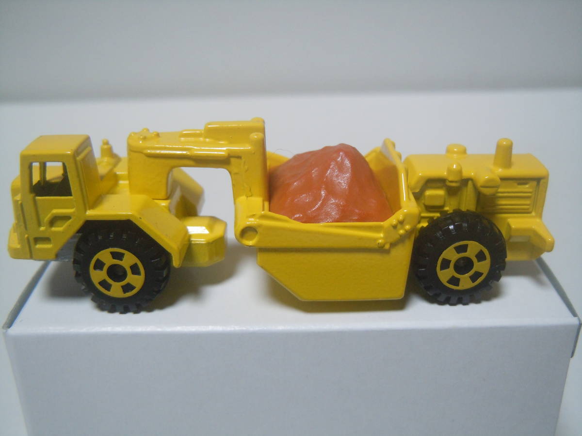 ☆トミカ建設車セット単品 32-3 小松モータースクレーパWS16(イエロー):KOMATSU MOTOR SCRAPER WS-16(YELLOW)絶版希少・美品！_画像2