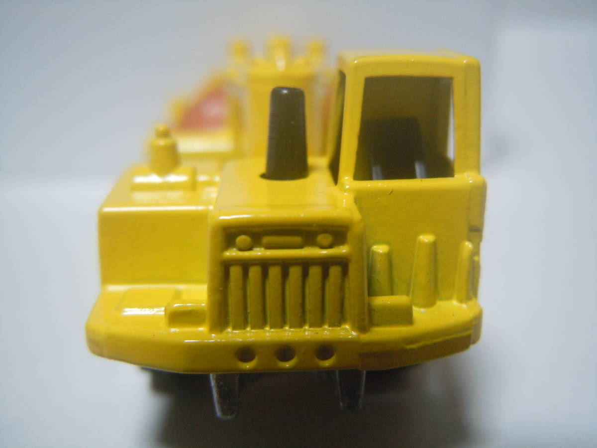 ☆トミカ建設車セット単品 32-3 小松モータースクレーパWS16(イエロー):KOMATSU MOTOR SCRAPER WS-16(YELLOW)絶版希少・美品！_画像9