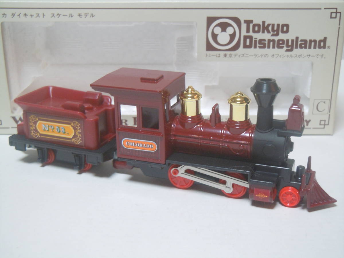 ☆トミカ1983年製 東京ディズニーランド ウエスタン・リバー鉄道:Tokyo Disneyland WESTERN RIVER RAILROAD(チョコレートブラウン)希少品！の画像6