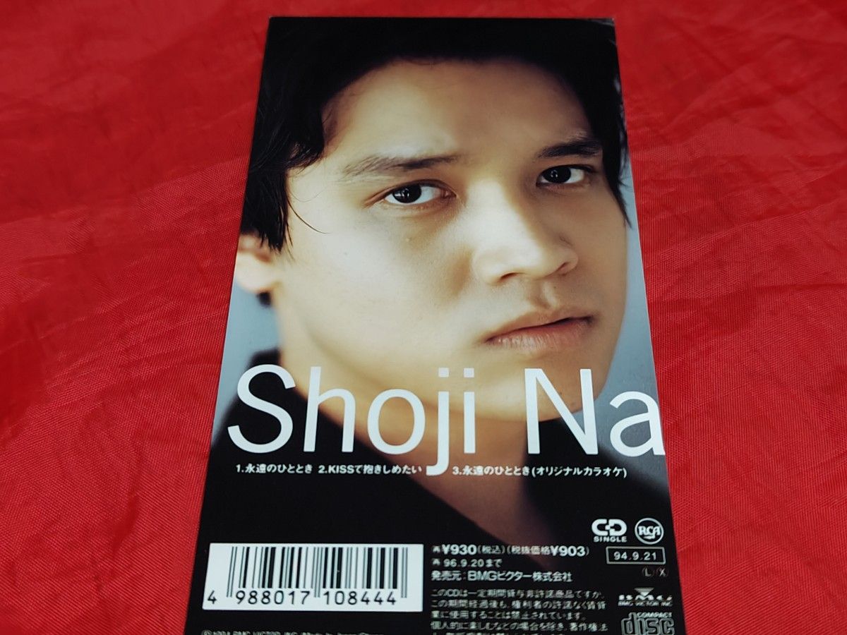 成田昭次 永遠のひととき 8cm シングル CD 男闘呼組 廃盤