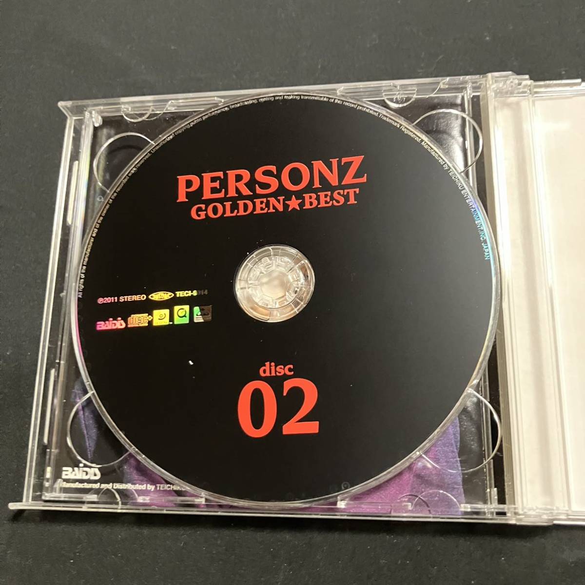 ZE1 CD PERSONZ/PERSONZゴールデン☆ベスト_画像6