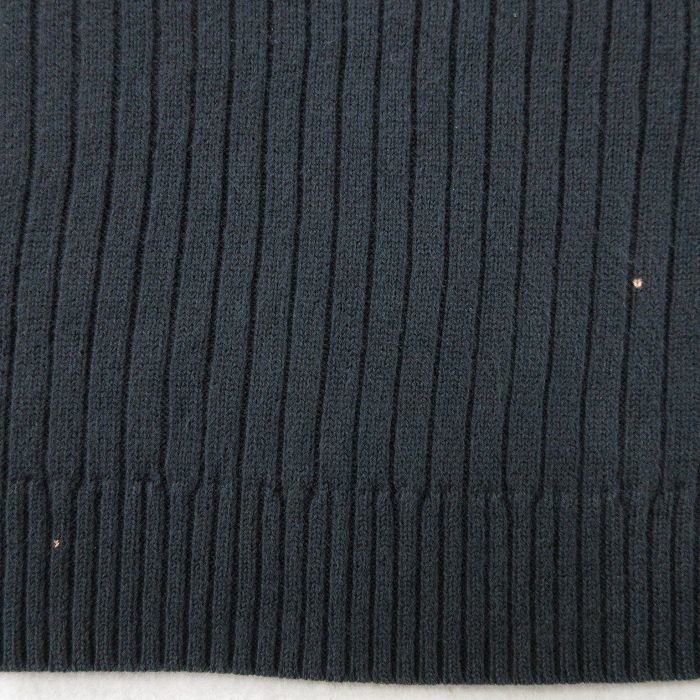 XL/古着 ダナキャラン DKNY 長袖 セーター メンズ ビッグロゴ コットン クルーネック 黒系 ブラック 24jan08 中古 ニット トップス_画像5