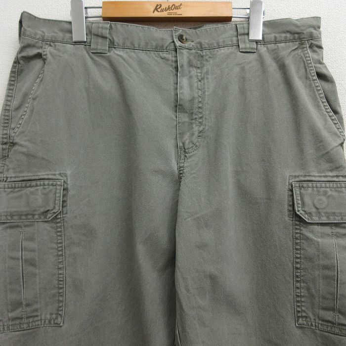 W36/古着 エルエルビーン LLBEAN カーゴ パンツ メンズ 00s コットン ベージュ系 カーキ 23sep19 中古 ボトムス ロング_画像2