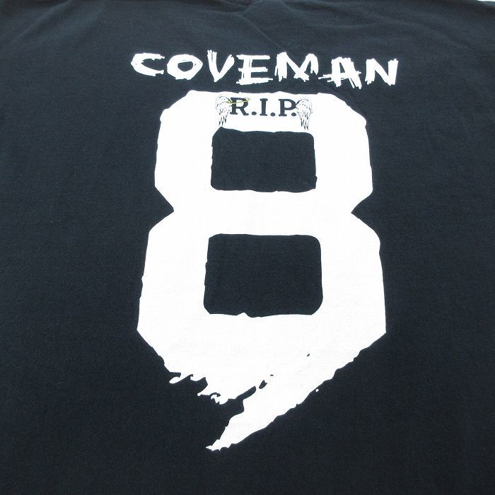 XL/古着 半袖 ビンテージ Tシャツ メンズ 00s COVEMAN 8 RIP 大きいサイズ コットン クルーネック 黒 ブラック 23apr22 中古_画像4