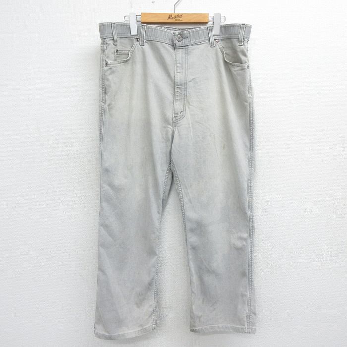 W39/古着 リーバイス Levis パンツ メンズ 00s 薄グレー 24jan26 中古 ボトムス ロング_画像1