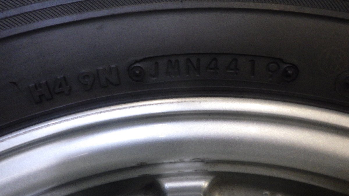 ◆ トヨタ ZVW30 純正 アルミホイール スタッドレスタイヤ 15インチ 4本 6.0J PCD100 5穴 +45 195/65R15 BS 19年 溝6.5㎜ 中古 L131_画像8