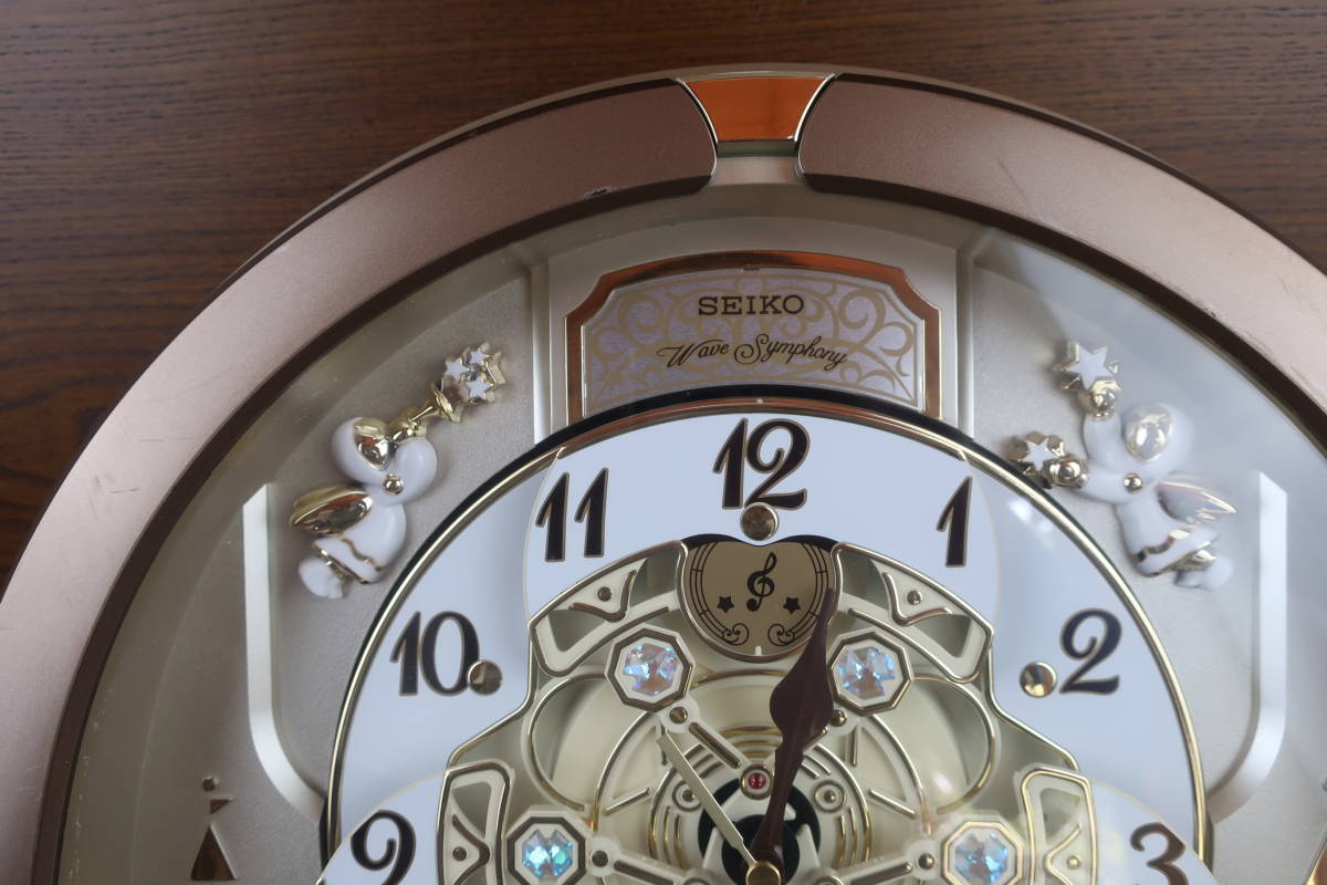 セイコー SEIKO 電波時計 掛け時計 からくり時計 RE573B-
