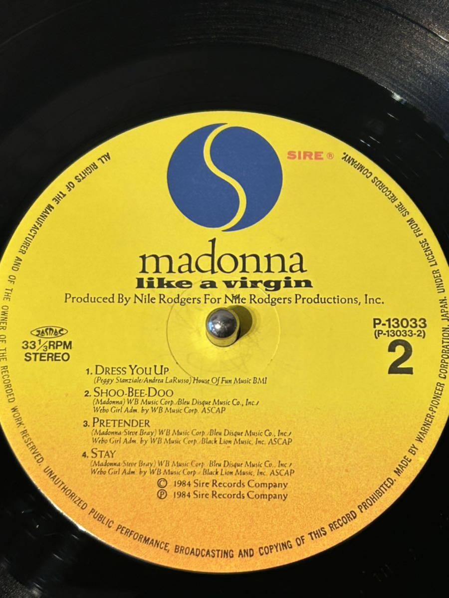 MADONNA / LIKE A VIRGIN (LP)_画像6