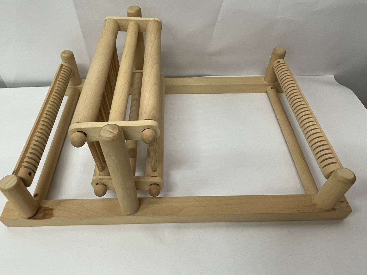 木製 はたおり機 おもちゃ ソーイング 玩具 知育 機織り機 機織機 TY-0414_画像4