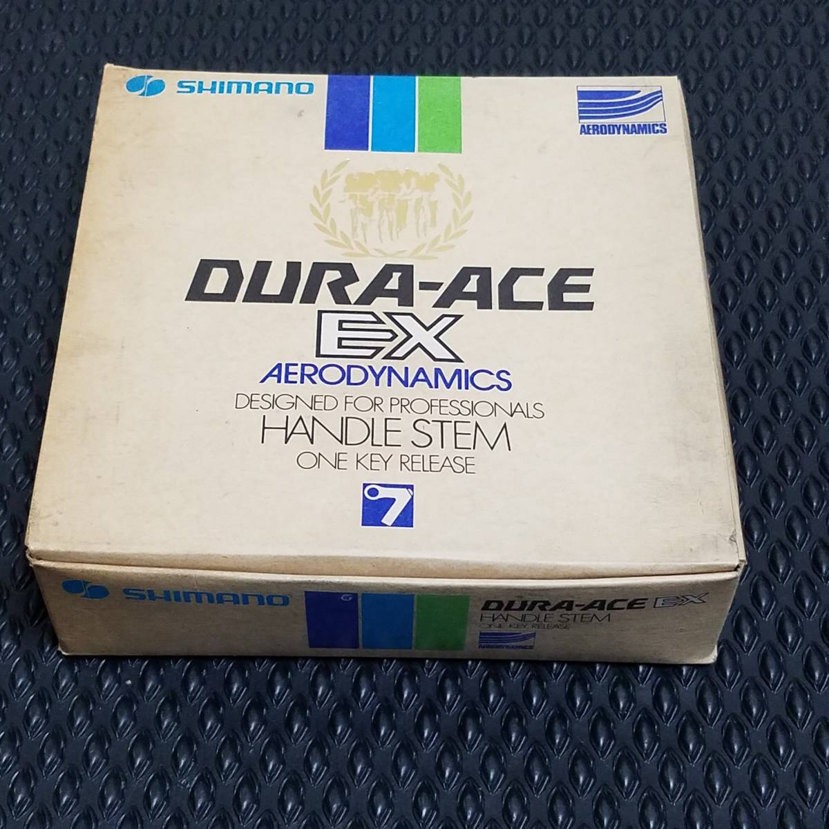 New Old Stock (NOS) SHIMANO DURA-ACE EX HANDLE STEM 「 デュラエース EX ステム 80㎜/22.2㎜」箱入り未使用品 コレクション クロモリ_画像2