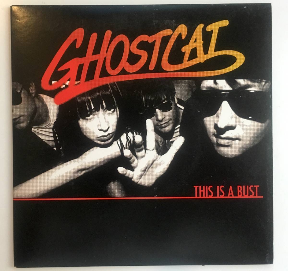 GHOSTCAT「This Is A Bust」7インチレコード エレクトロパンク_画像1