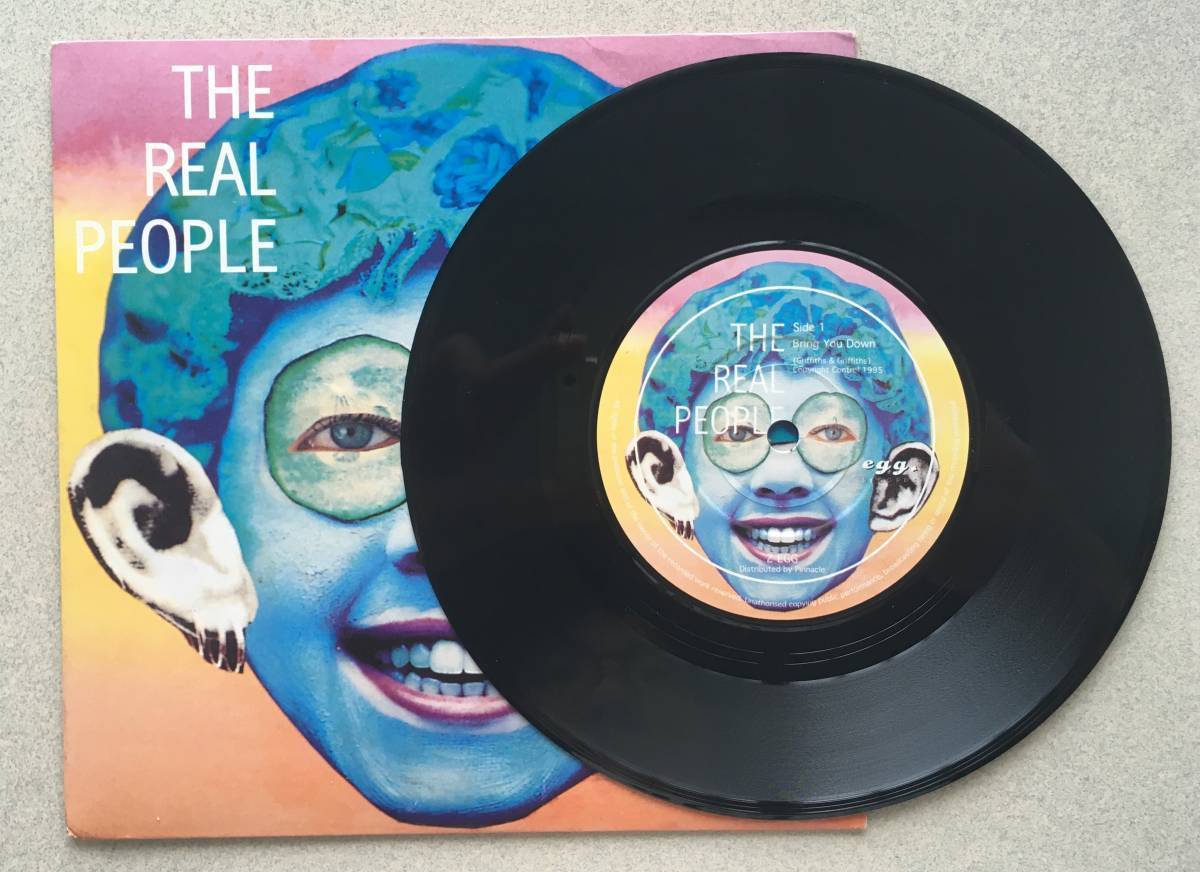 The Real People「Bring You Down」7インチレコード_画像3