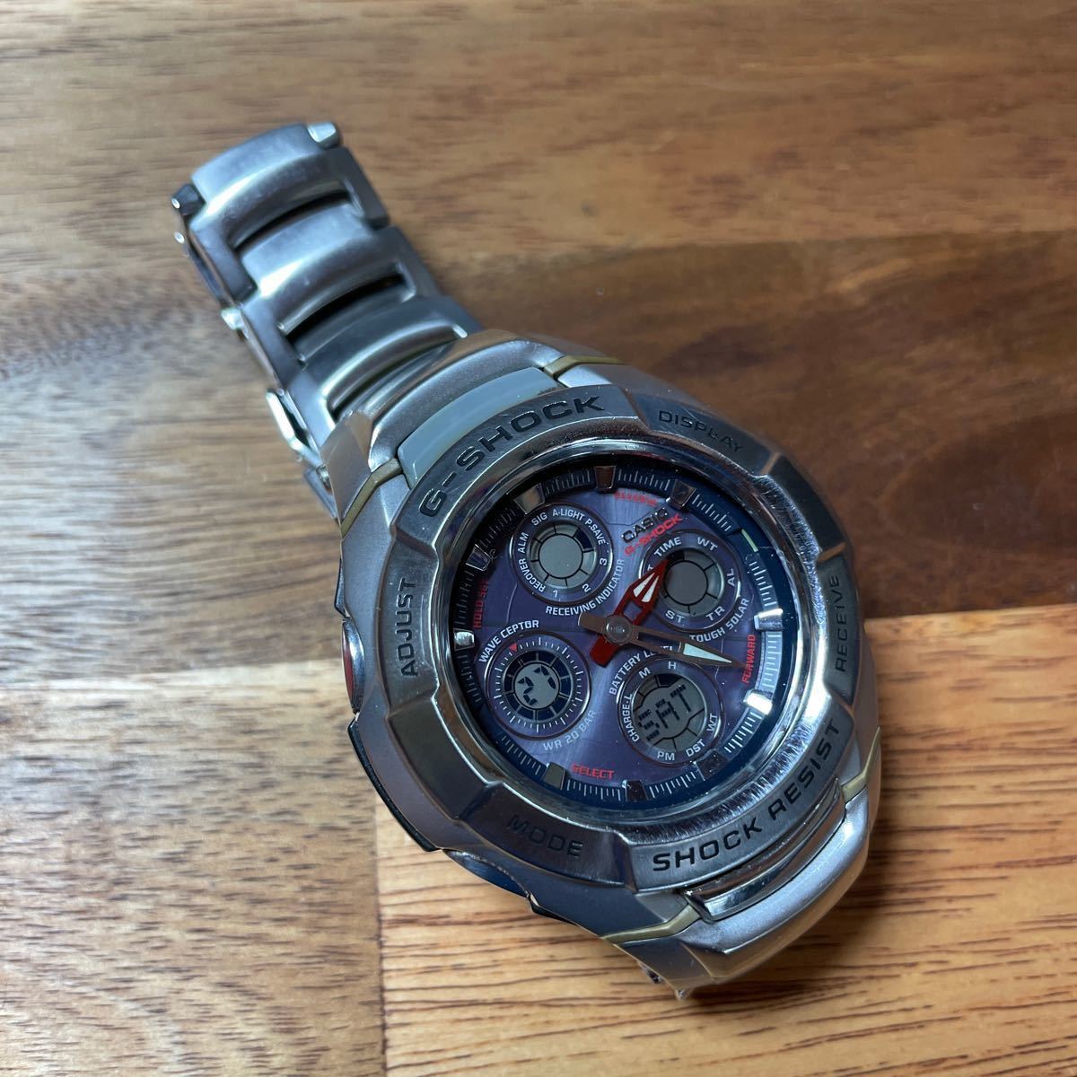 【1円スタート】CASIO G-SHOCK GW-1200J 電波ソーラー 可動品 _画像2