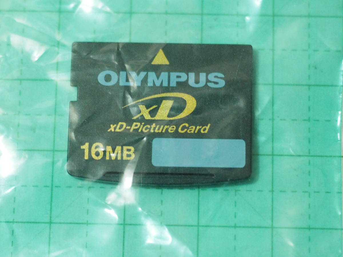 * camera 1947* xD Picture card 16MB unused goods ( vinyl sack is unopened. ) OLYMPUS Olympus ~iiitomo~