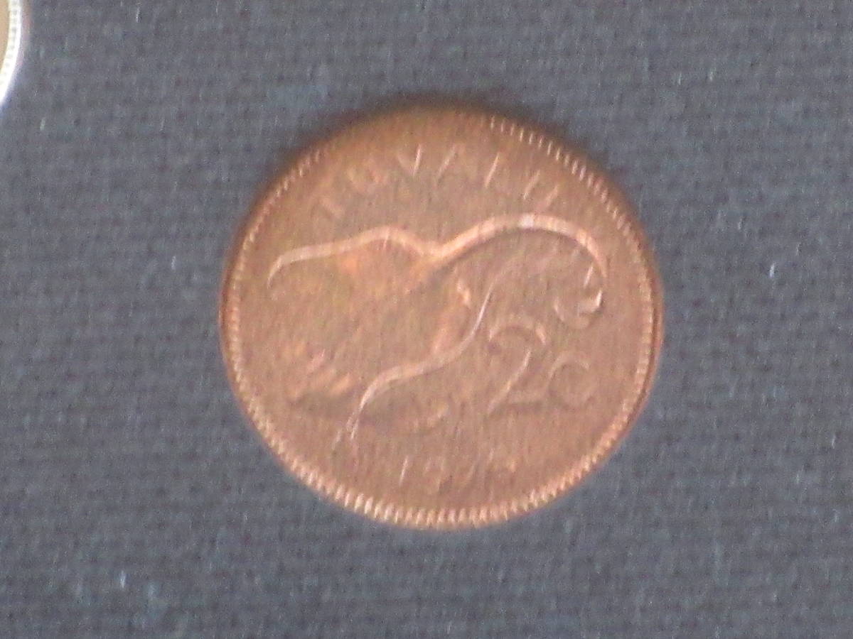 ツバルの1976年海洋生物７種プルーフ貨幣セット_画像8
