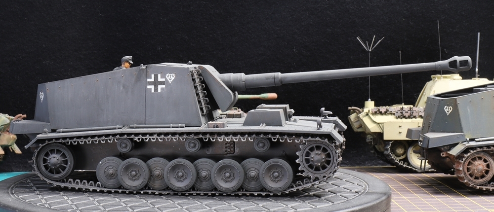 1/35 ドイツ軍 シュタール・エミール VK3001(H) 12.8cm 自走砲（フィギュア付き） 制作完成品_画像8