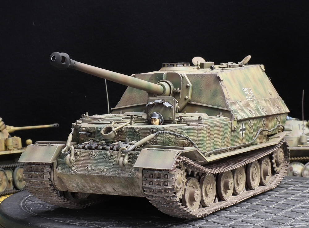 1/35 ドイツ軍 エレファント 第653駆逐重戦車大隊（234）イタリア戦線仕様 制作完成品_画像6