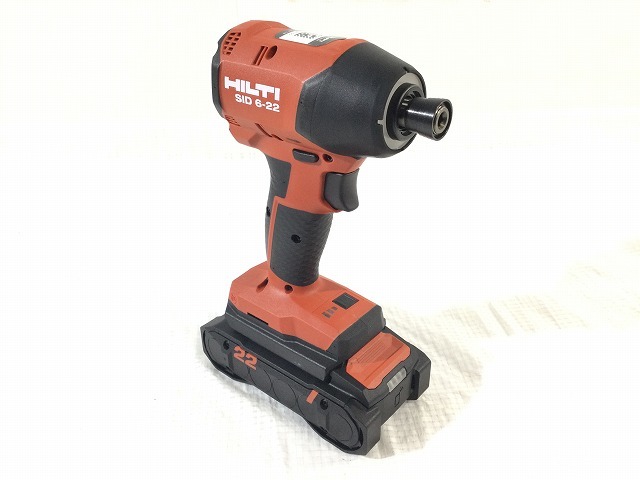 ☆極美品☆ HILTI ヒルティ 充電式インパクトドライバ SID 6-22 バッテリ2個 充電器 ケース付 84803_画像5