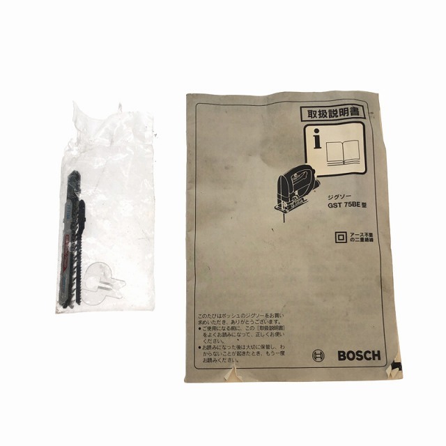 ☆中古品☆BOSCH ボッシュ ジグソー GST75BE ケース付き 電気ノコギリ 切断機 木工用 電動工具 DIY 日曜大工 83044_画像10