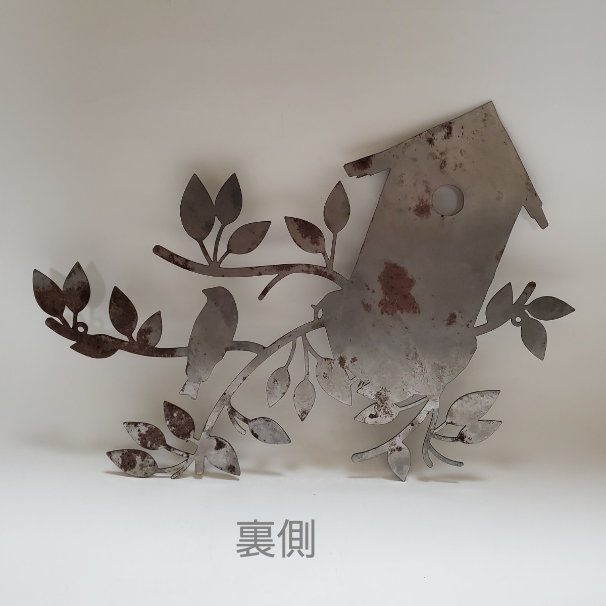  metal bird HANAKO garden ornament small bird. house metal 