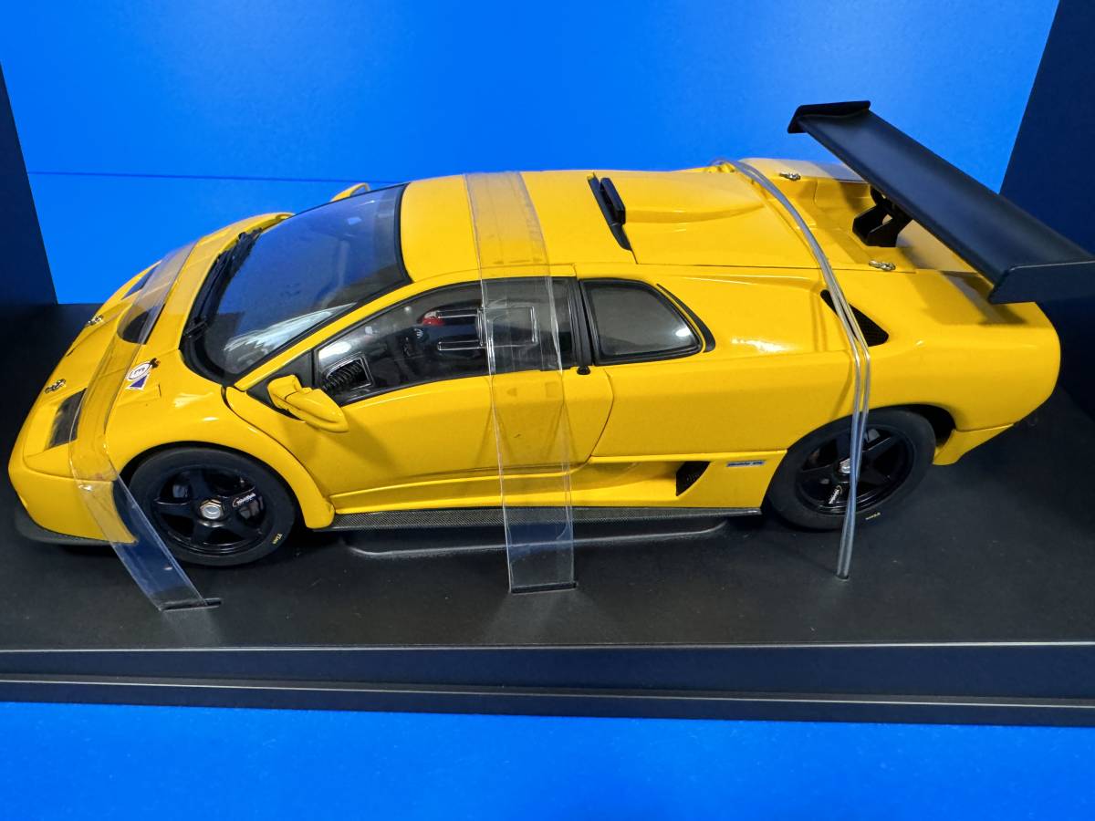 オートアート 1/18 ランボルギーニ ディアブロ GTR イエロー Autoart Lamborghini Diablo GTR Yellow_画像2