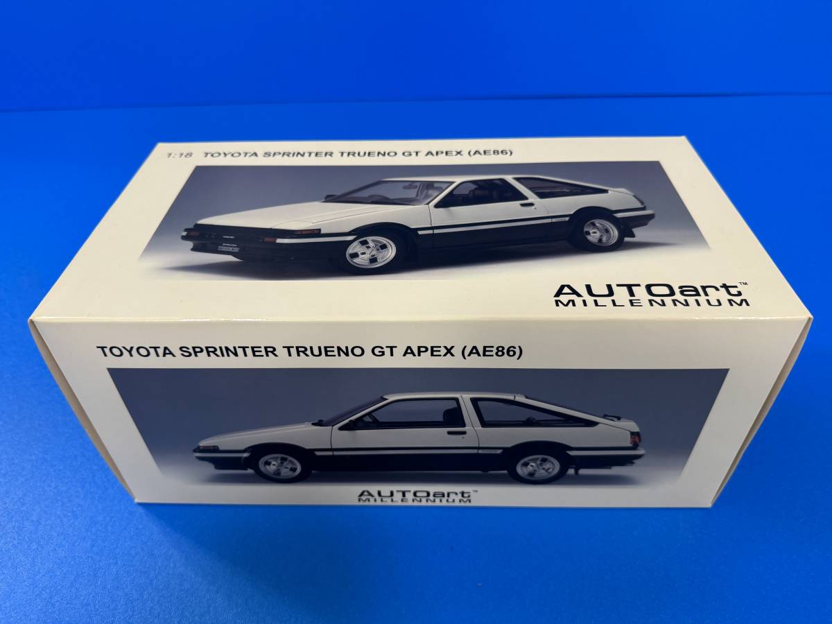 オートアート 1/18 トヨタ スプリンター トレノ GT APEX (AE86) Autoart TOYOTA SPRINTER TRUENO GT APEX (AE86)_画像1