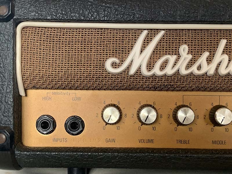 ●幻のRシリアル 最初期 Marshall マーシャル LEAD 12 ヘッド化MOD JCM PLEXI_画像2