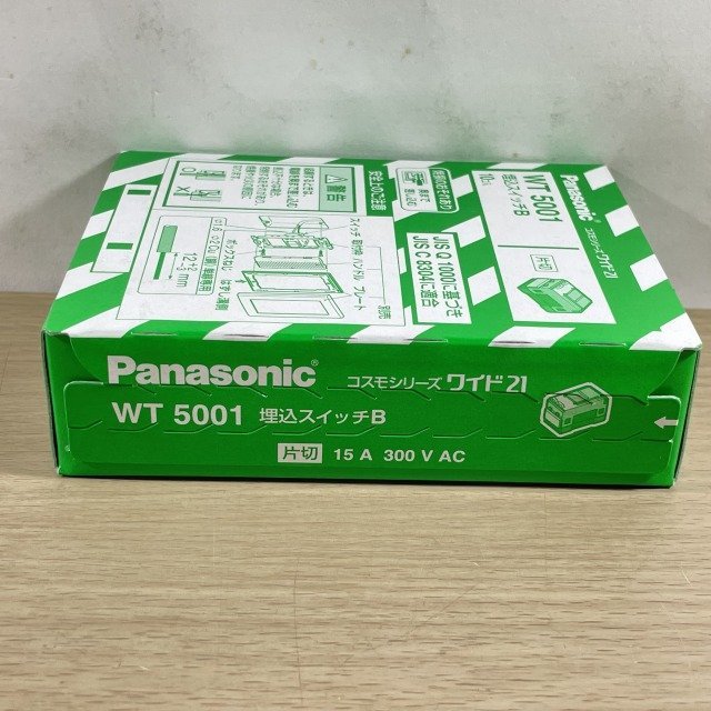 (1箱10個入り)WT5001 埋込スイッチB 片切 パナソニック(Panasonic) 【未開封】 ■K0041242_箱に汚れがございます。