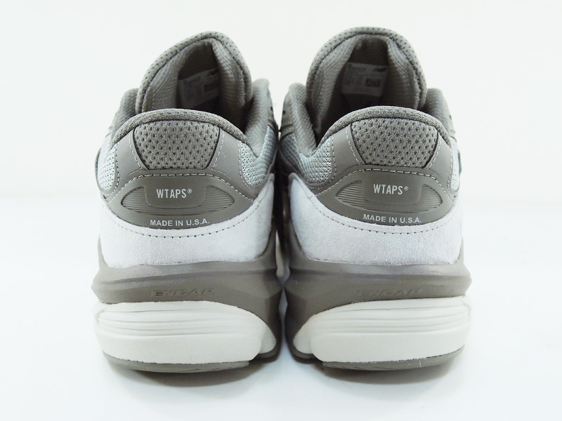  редкий 30cm новый товар WTAPS New Balance M990 WT6 спортивные туфли серый V6 WTaps New balance MADE IN USA America производства US12
