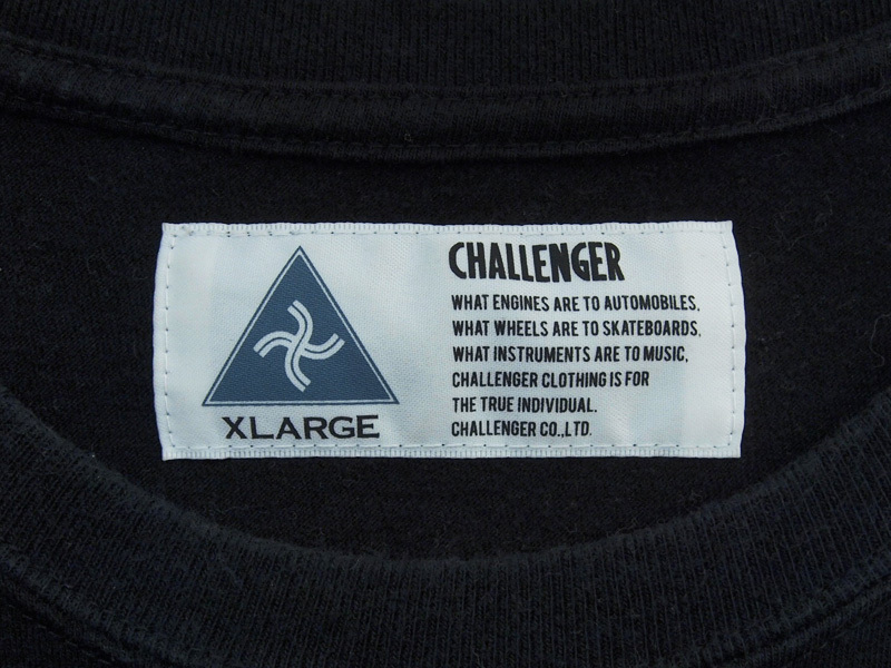 XL サイズ 23SS CHALLENGER SIGNATURE TEE Tシャツ シグネチャー ロゴ 黒 ブラック BLACK チャレンジャー FTの画像3