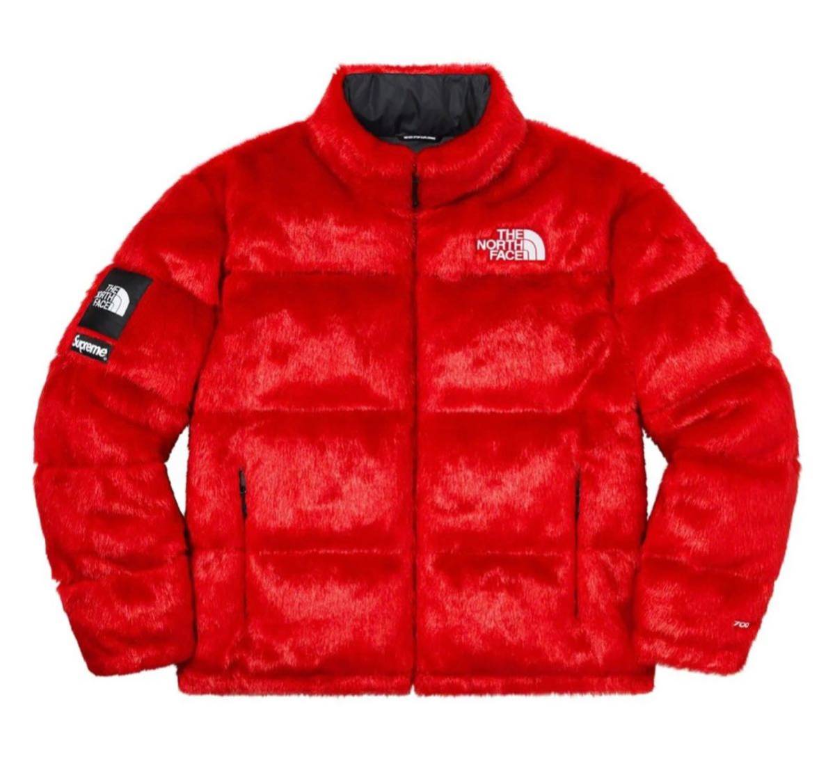 Supreme The North Face Faux Fur Nupste Jacket Red Mサイズ 新品 シュプリーム ノースフェイス ノースフェイス
