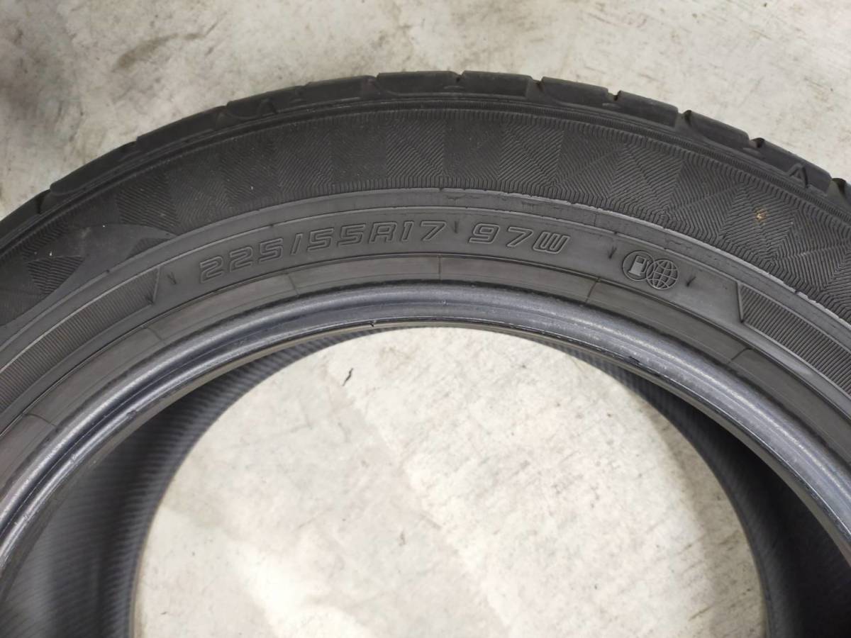 溝そこそこ　ダンロップ　エナセーブ　RV504　225/55R17　4本　2017年製_画像6