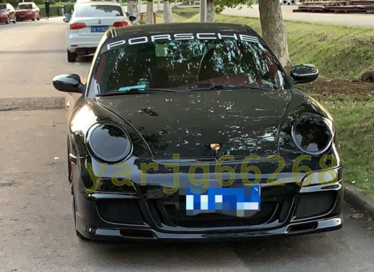 ポルシェ Porsche 911 997 GT3 2005-2010 カーボン ヘッドライトカバー 2P_画像2