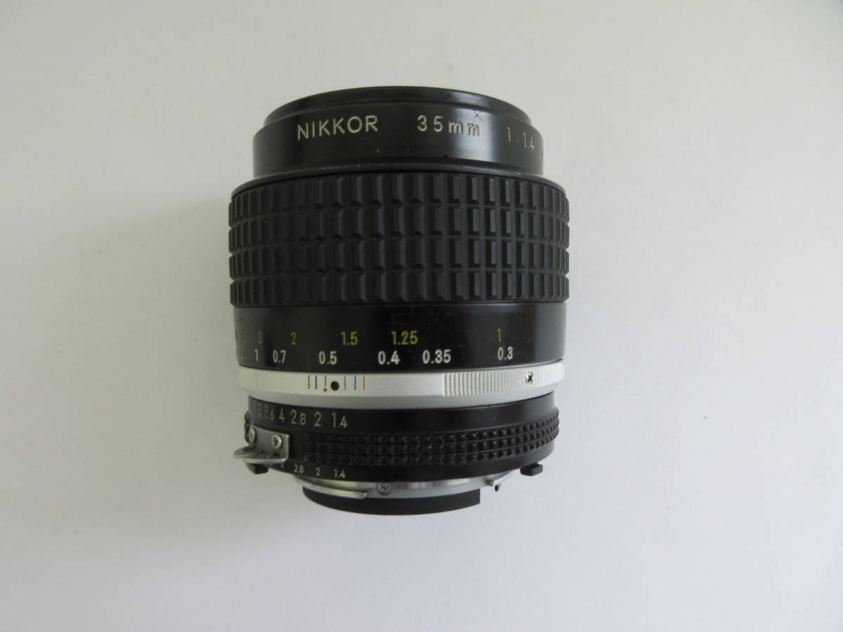 (1-3)【防湿庫保管品】Nikon ニコン Ai-s NIKKOR 35mm F1.4 ニッコール 464652 _画像6