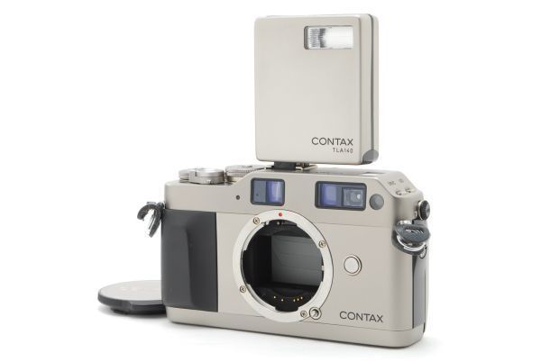 CONTAX G1 レンジファインダー フィルムカメラ コンタックス 動作確認済み　フラッシュ付き TLA140　H61839_画像2