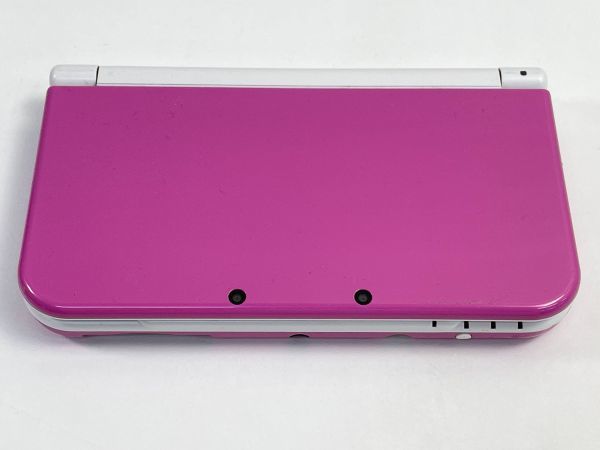 1円スタート！ジャンク【中古】New ニンテンドー 3DS LL 本体 ホワイト×ピンク RED-001【H61668】_画像1