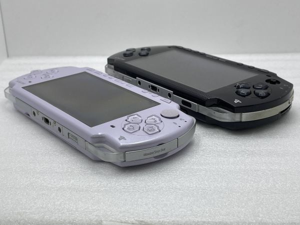 ジャンク品　PSP1000　本体　ブラック&PSP2000　本体　パープル　2台セット　　【231010-PSP】_画像5