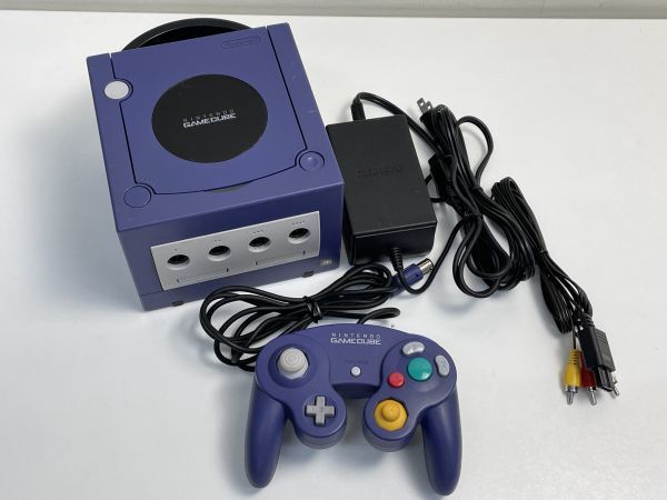 ニンテンドー　ゲームキューブ DOL-001 Nintendo GAMECUBE　本体 コントローラ セット　バイオレット　H61743SET