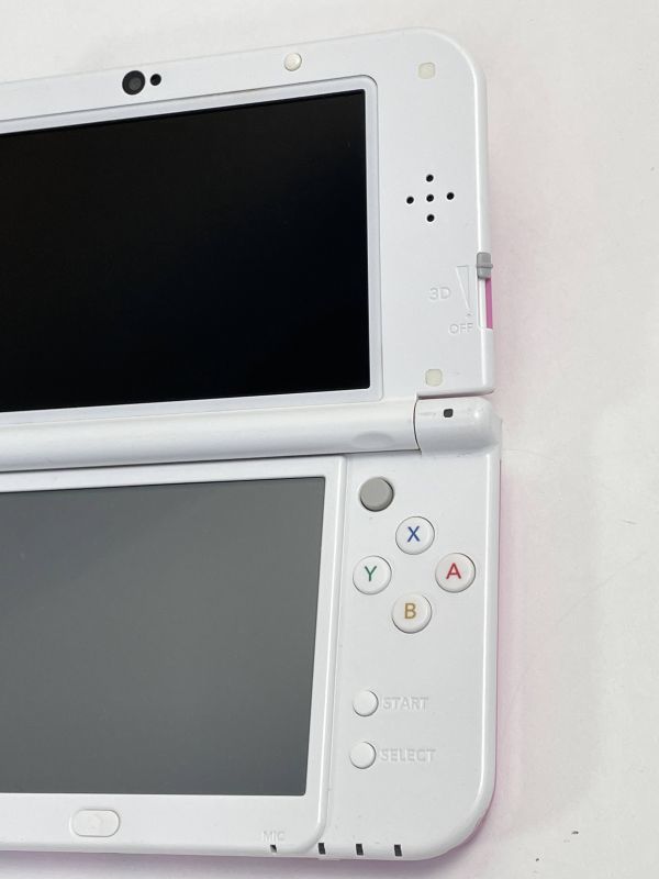 1円スタート！ジャンク【中古】New ニンテンドー 3DS LL 本体 ホワイト×ピンク RED-001【H61668】_画像6