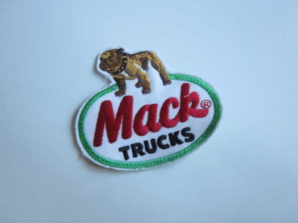 【中古】Mack TRUCKS マックトラック ブルドッグ ワッペン/自動車 バイク キャップ トラッカー カスタム トラッカーキャップ 110_画像1