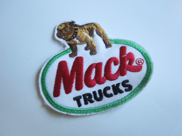 【中古】Mack TRUCKS マックトラック ブルドッグ ワッペン/自動車 バイク キャップ トラッカー カスタム トラッカーキャップ 110_画像2