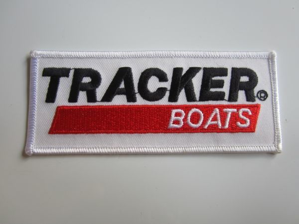 ビンテージ TRACKER BOATS トラッカー ボート ワッペン/自動車 バイク アメカジ 古着 パーツ モーター系 カスタム エンジン 87_画像3