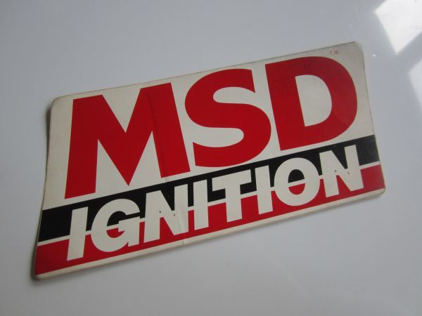 MSD IGNITION MSD イグニッション ステッカー/デカール 自動車 バイク オートバイ レーシング F1 スポンサー SB02_画像1