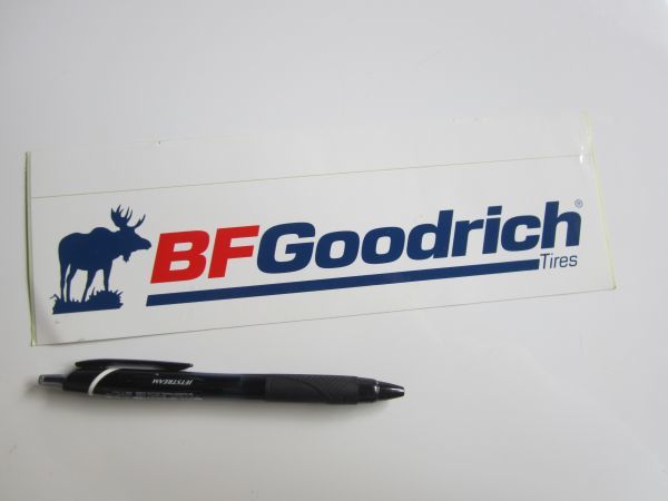 【大きめ】BF Goodrich TA Tires グッドリッチ タイヤ ロゴ ステッカー/当時物 デカール 自動車 オートバイ カー用品 SB02_画像5