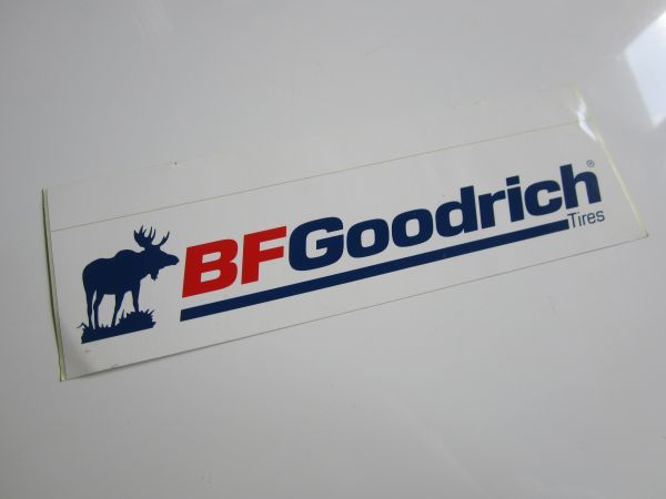 【大きめ】BF Goodrich TA Tires グッドリッチ タイヤ ロゴ ステッカー/当時物 デカール 自動車 オートバイ カー用品 SB02_画像1