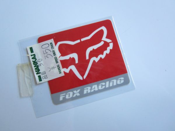 FOX RACING フォックス ステッカー/南海 デカール 自動車 バイク オートバイ レーシング ② S94_画像2