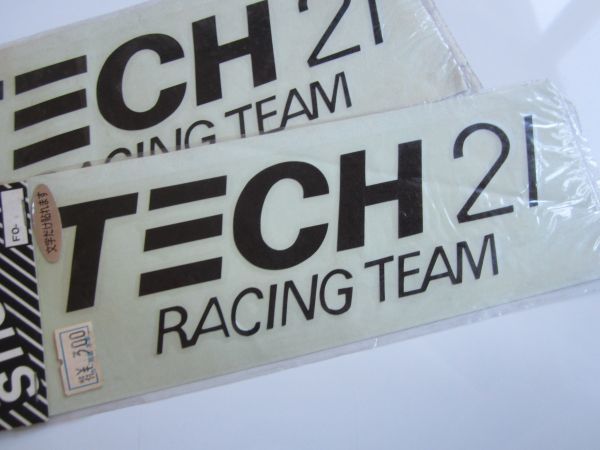 【２枚セット】TECH 21 テック21 YAMAHA ヤマハ バイク 資生堂 切文字 ステッカー/デカール 自動車 バイク オートバイ レーシング SB08_画像3